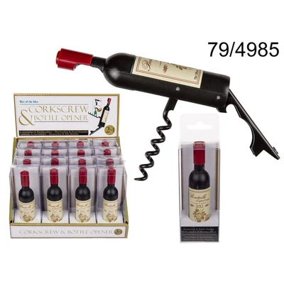 Sör és bornyitó - Üveg alakú, 2in1