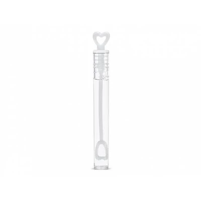 Buborékfújó - Fehér, Szívecskés