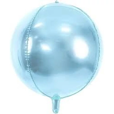 16 inches, Gömb alakú fólia lufi - Égszínkék