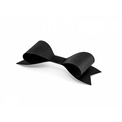 Masni dekoráció papírból - Fekete, Közepes