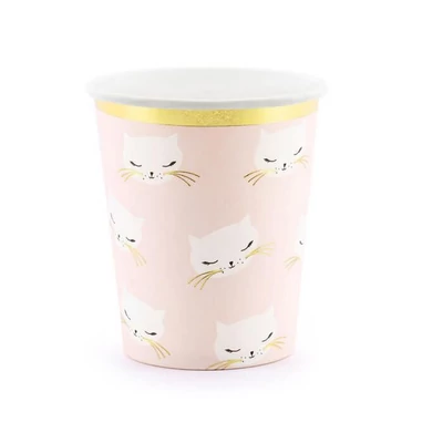 Papírpohár - Cicás 200ml 1csomag/6db