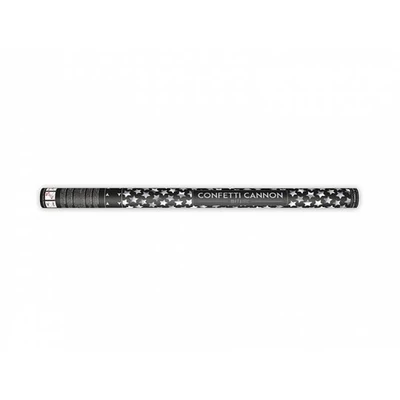 Konfettiágyú - Ezüst csillagok , 80cm