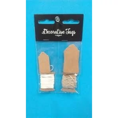 Dekor cimkék barna színben