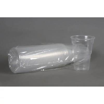 Műanyag pohár 5dl 50db-os víztiszta PP