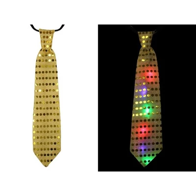 Nyakkendő - Világító, Arany