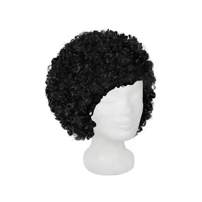 Paróka - Afro, Fekete