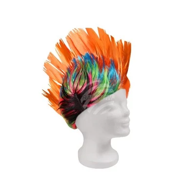 Paróka - Tarajos narancssárga alapú - színes