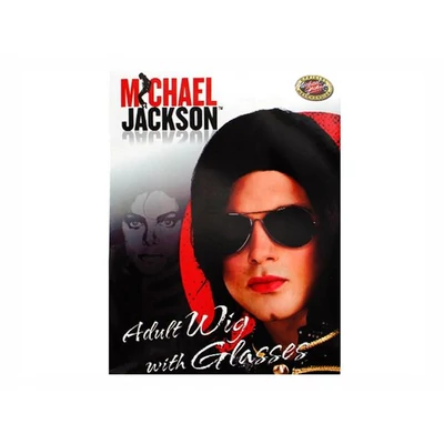 Michael Jackson paróka és napszemüveg szett