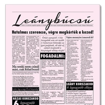 Újság - Lánybúcsú