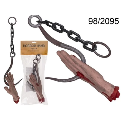 Véres kéz kampóval