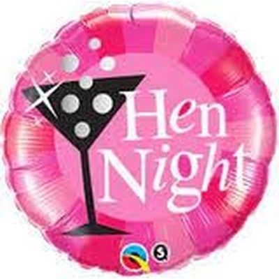 18 inch-es fólia - Lánybúcsús, Hen Night