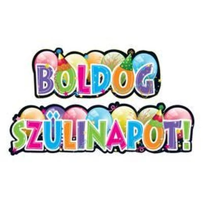 Banner - Boldog Szülinapot, Lufik