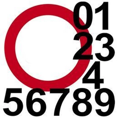 Sebességkorlátozós tábla - Számozható, 40cm