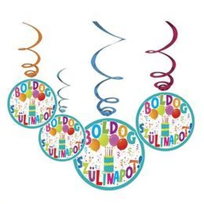 Jamboree Spirálos lógó - Boldog szülinapot,