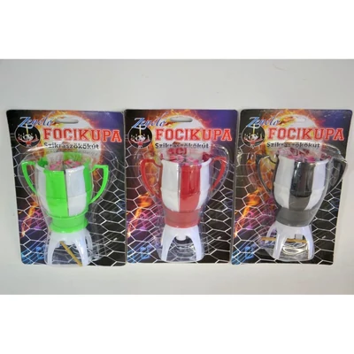 Zenélő foci kupa - Szikraszökőkút 3 féle színben