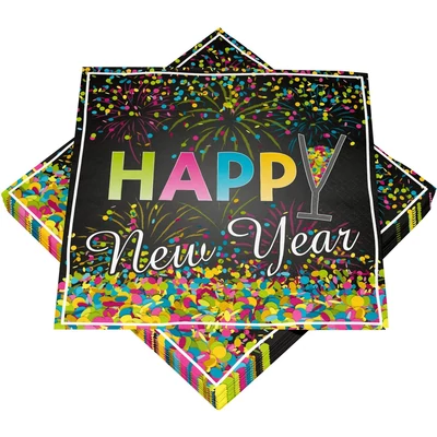 Szalvéta - Happy New Year, 20db