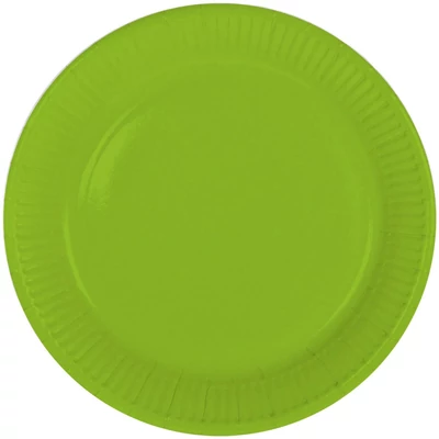 Tányér - Papír Almazöld, 8db