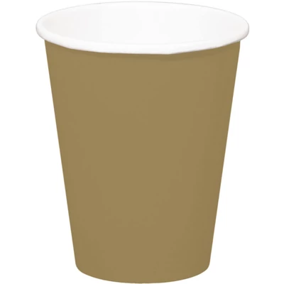 Papírpohár - Arany, 8db