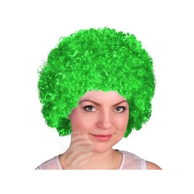 Paróka - Afró - Zöld