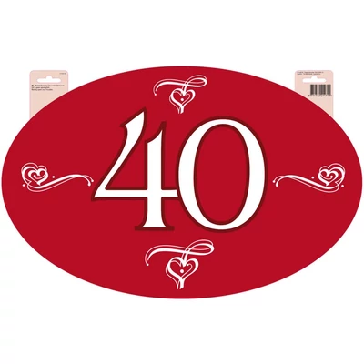 Faldekoráció - 40-es, Piros