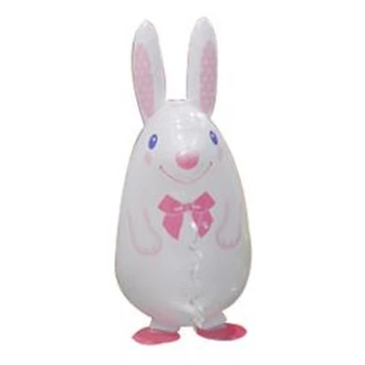 Sétáló Fehér Nyuszi Lufi