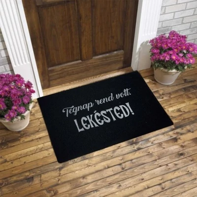 Lábtörlő - Tegnap rend volt LEKÉSTED