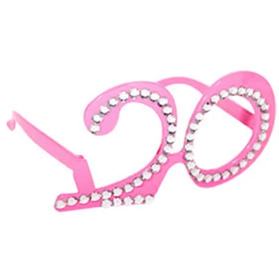 Szemüveg - 20-as alakú, rózsaszín