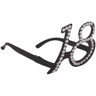 Szemüveg - 18-as alakú, fekete