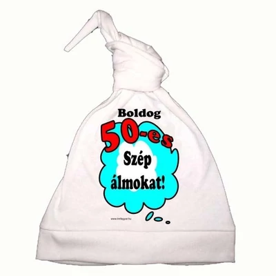 Hálósapka - Boldog 50-as Szép álmokat