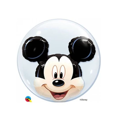 24 inch-es Disney Mickey Mouse Double Bubble Lufi