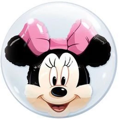24 inch-es Disney Minnie Mouse Double Bubble Lufi