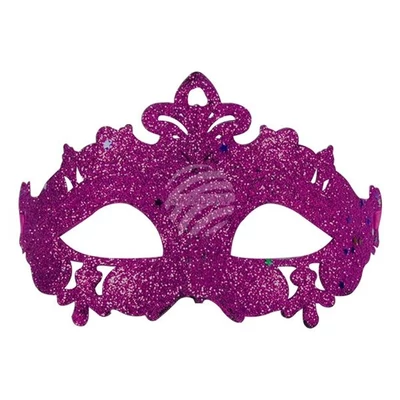 Maszk - Szem Karnevál Korona Fuchsia