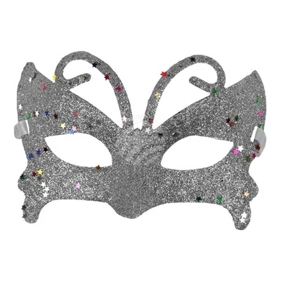 Maszk - Szem Karnevál Pillangó Ezüst II