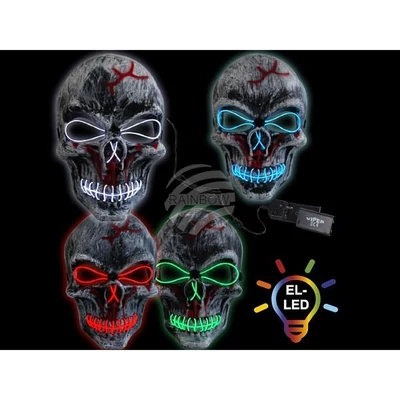 Maszk - Horror Koponya világítós
