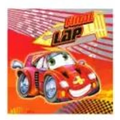 Szalvéta - versenyautós