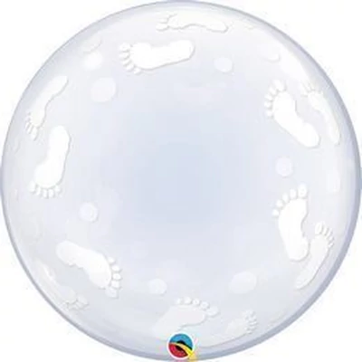 24 inch-es Baby Footprints Deco Bubbles Lufi
