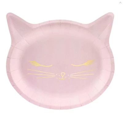 Papírtányér - Cicás