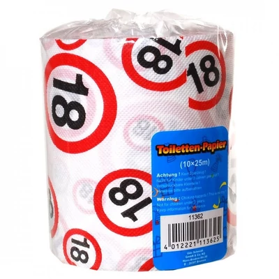 WC papír - 18. születésnapra -