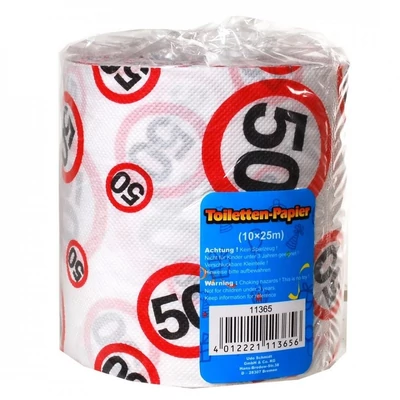 WC papír - 50. születésnapra -