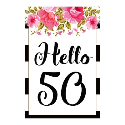 Üvegcímke - Hello 50 -