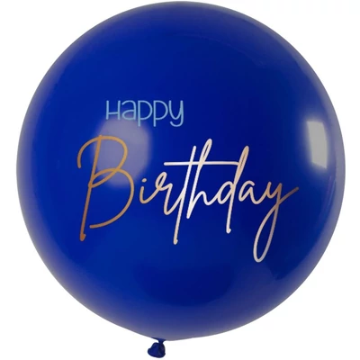 31 inch-es Happy Birthday Elegant True Blue