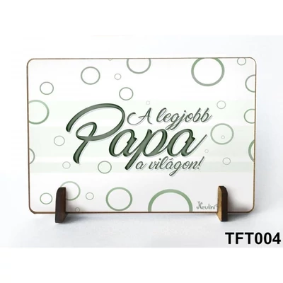 Kis fa tábla - A legjobb Papa a világon