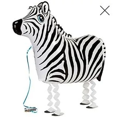 Sétáló Zebra Lufi