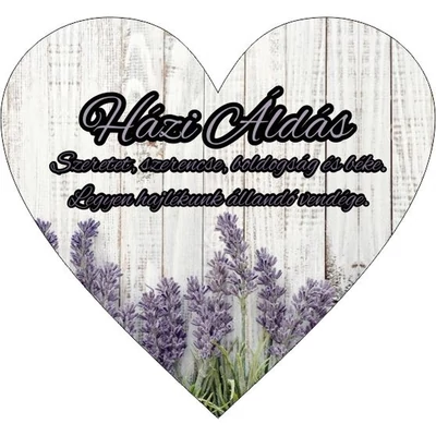 Szívtábla - Házi Áldás Szeretet Szerencse