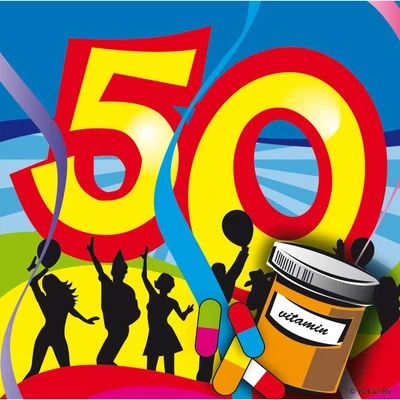 Szalvéta - Színes, 50-es, 20db