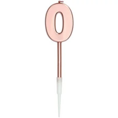 Gyertya - 0-ás Rose Gold