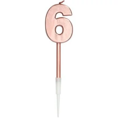 Gyertya - 6-os Rose Gold