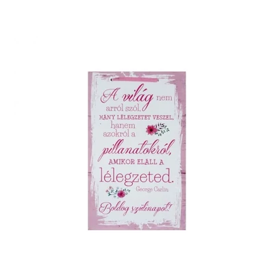 Falikép tábla - A világ nem arról szól 16*26cm