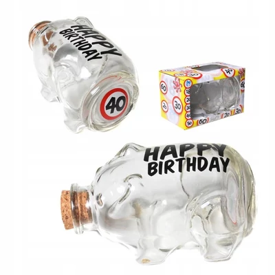 Persely -Malac Persely 40. Születésnapra, Sebességkorlátozós