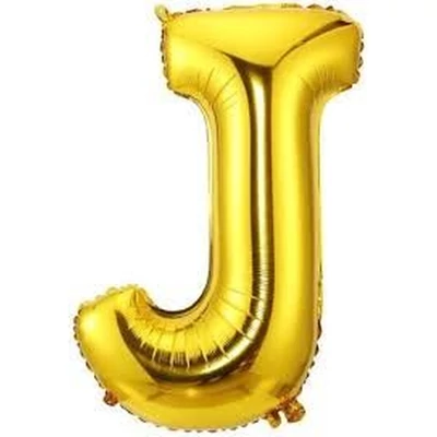Fólia lufi - Nagy Arany "J" Betű 40"-es